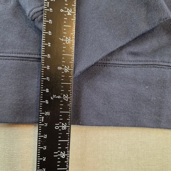 RVCA Full Zip Jacket XL Navy Cotton Blend Logo Streetwear - Picture 7 of 12